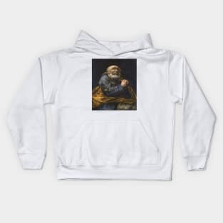 The Repentant St. Peter by Francisco Goya Kids Hoodie